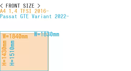 #A4 1.4 TFSI 2016- + Passat GTE Variant 2022-